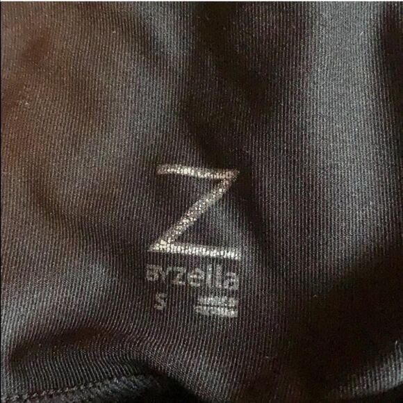 —Z by Zella— Mesh Detail Black Workout Leggings - Picture 6 of 6